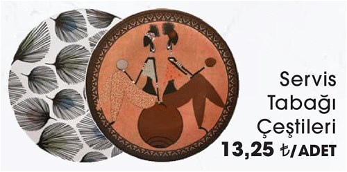 Servis Tabağı Çeşitleri/Adet image