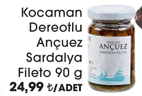 CarrefourSA Kocaman Dereotlu Ançuez Sardalya Fileto 90 g