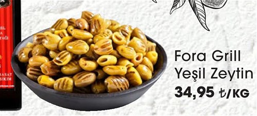 Fora Grill Yeşil Zeytin kg image