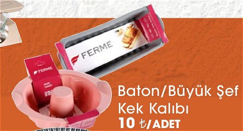Baton/Büyük Şef Kek Kalıbı image