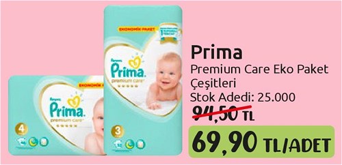 Prima Premium Care Eko Paket Çeşitleri image