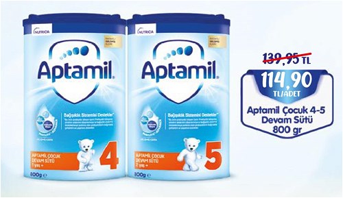 Aptamil Çocuk 4-5 Devam Sütü 800 g image