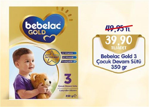 Bebelac Gold 3 Çocuk Devam Sütü 350 g image