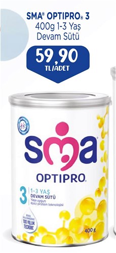 Sma Optipro 3 400 g 1-3 Yaş Devam Sütü image