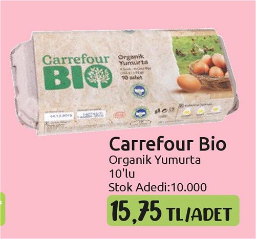 Carrefour Bio Organik Yumurta 10'lu image