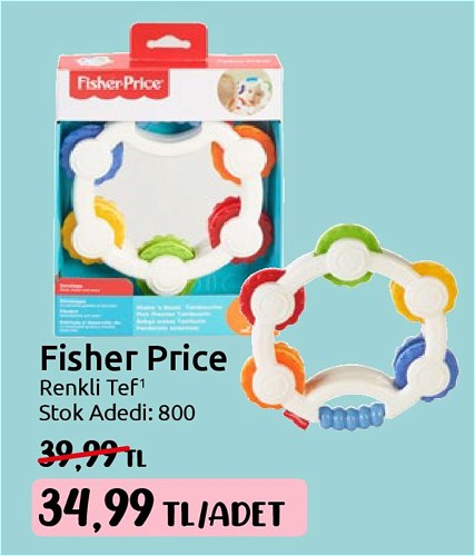 Fisher Price Renkli Tef image
