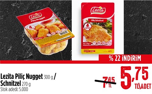 Lezita Piliç Nugget 300 g/Schnitzel 270 g image