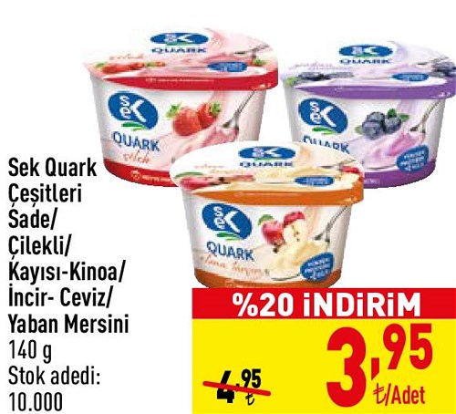 Sek Quark Çeşitleri 140 g image