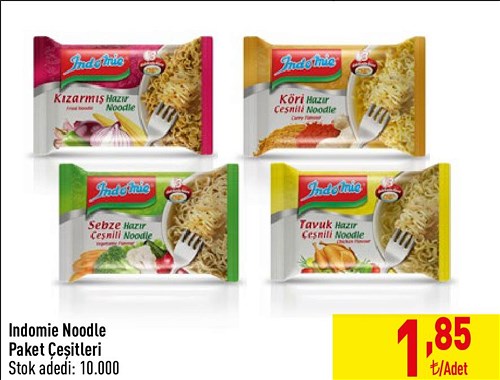 Indomie Noodle Paket Çeşitleri İndirimde Market