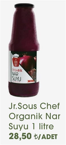 Jr.Sous Chef Organik Nar Suyu 1 l image