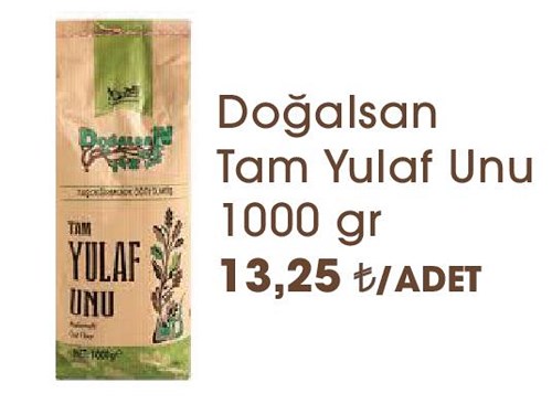 Doğalsan Tam Yulaf Unu 1000 gr image