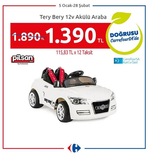 Pilsan Tery Bery 12 v Akülü Araba image