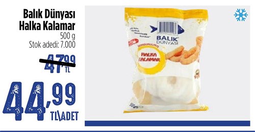 Balık Dünyası Halka Kalamar 500 g image