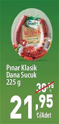 Pınar Klasik Dana Sucuk 225 g image