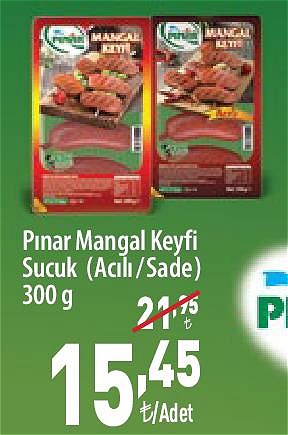 Pınar Mangal Keyfi Sucuk (Acılı/Sade) 300 g image