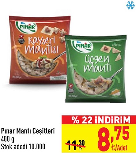 Pınar Mantı Çeşitleri 400 g image