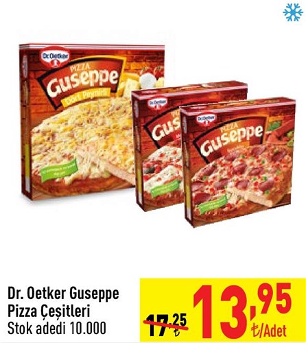 Dr. Oetker Guseppe Pizza Çeşitleri image