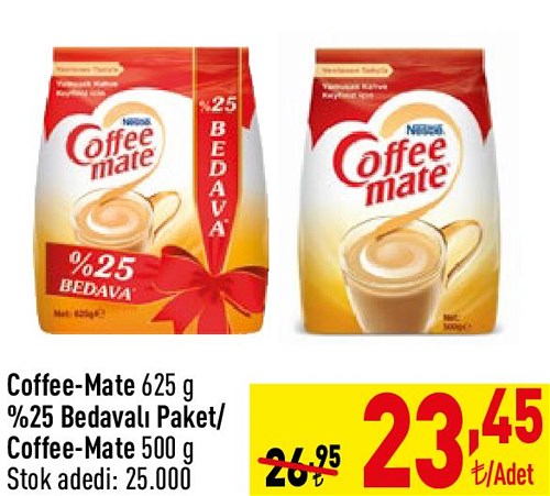 Coffee-Mate 625 g %25 Bedavalı Paket/Coffee-Mate 500 g image