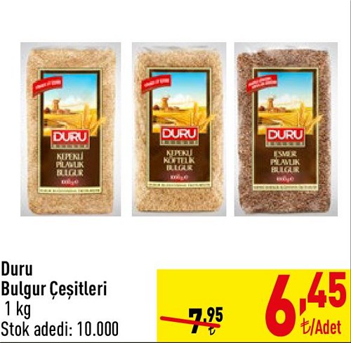 Duru Bulgur Çeşitleri 1 kg image