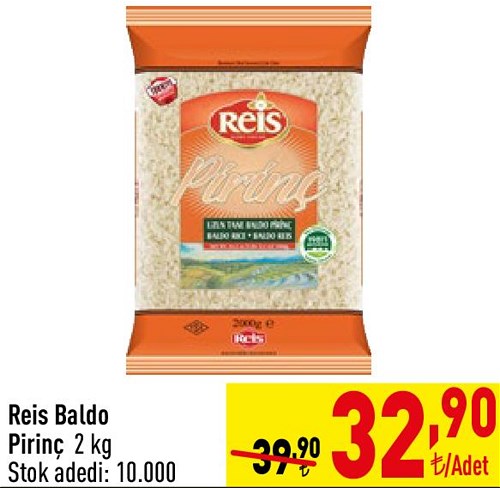 Reis Baldo Pirinç 2 kg image