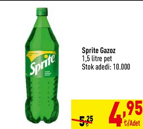 Sprite Gazoz 1,5 litre Pet image