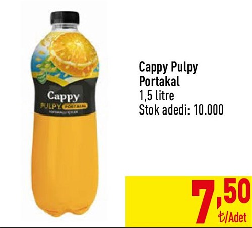 Cappy Pulpy Portakal 1,5 litre image