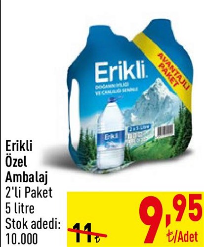 Erikli Özel Ambalaj 2'li Paket 5 litre image