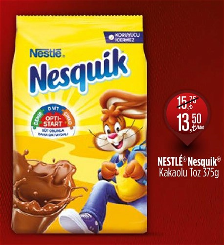 Nestle Nesquik Kakaolu Toz 375 g image