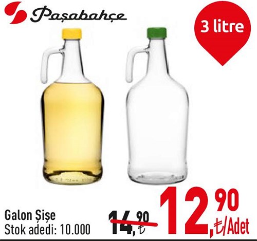 Paşabahçe Galon Şişe 3 litre image