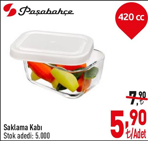 Paşabahçe Saklama Kabı 420 cc image