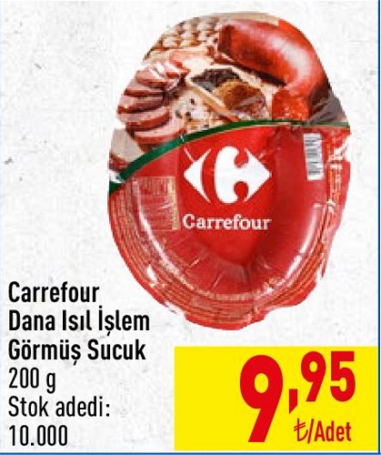 Carrefour Dana Isıl İşlem Görmüş Sucuk 200 g image