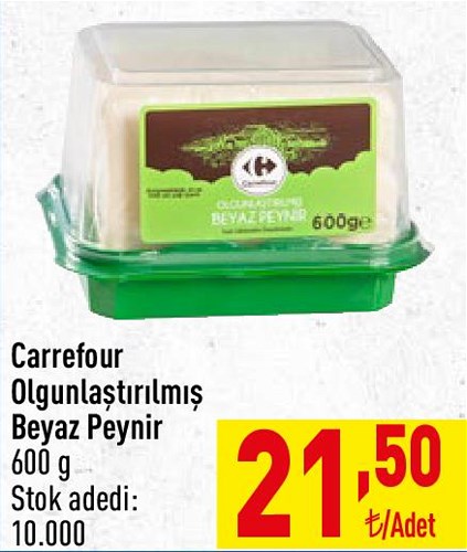 Carrefour Olgunlaştırılmış Beyaz Peynir 600 g image