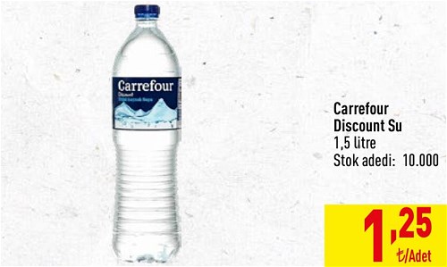 Carrefour Discount Su 1,5 litre image