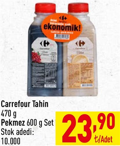 Carrefour Tahin 470 g Pekmez 600 g image