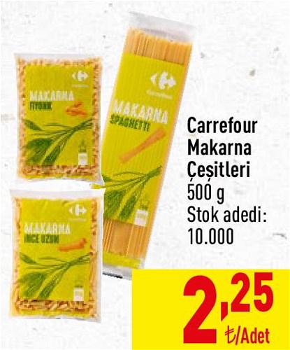 Carrefour Makarna Çeşitleri 500 g image