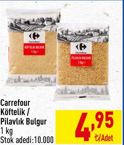Carrefour Köftelik/Pilavlık Bulgur 1 kg image