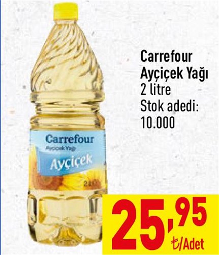 Carrefour Ayçiçek Yağı 2 litre image