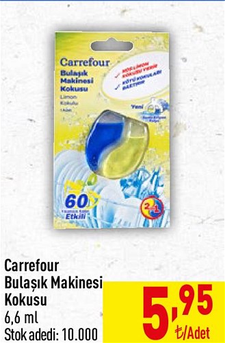 Carrefour Bulaşık Makinesi Kokusu 6,6 ml image