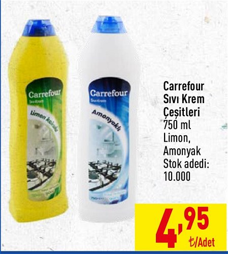 Carrefour Sıvı Krem Çeşitleri 750 ml image