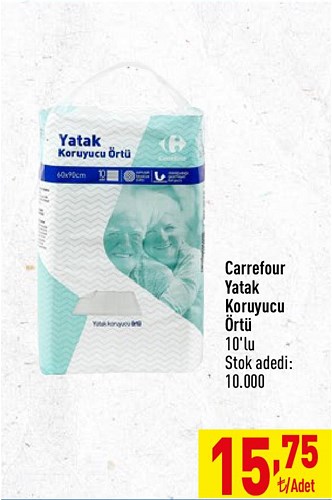 Carrefour Yatak Koruyucu Örtü 10'lu image