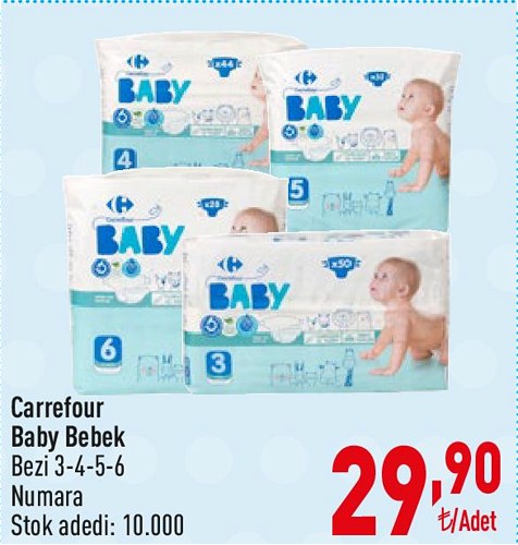 Carrefour Baby Bebek Bezi 3-4-5-6 Numara image