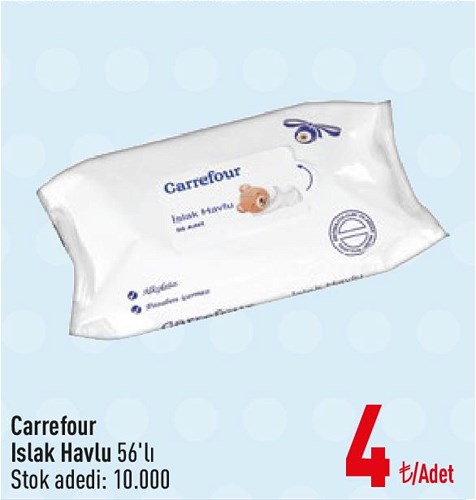 Carrefour Islak Havlu 56'lı image