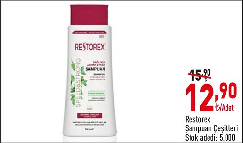 Restorex Şampuan Çeşitleri/Adet image