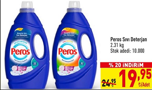 Peros Sıvı Deterjan 2,31 kg image