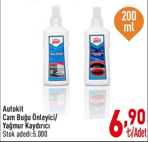 Autokit Cam Buğu Önleyici/Yağmur Kaydırıcı 200 ml image