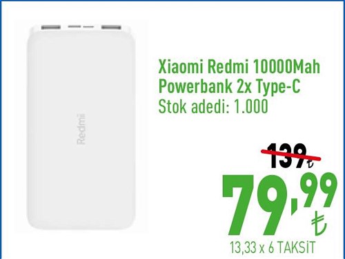 Xiaomi Redmi 10000 Mah Powerbank 2x Type-C image