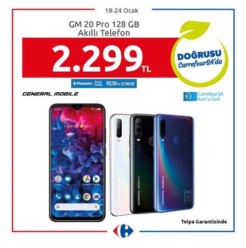 General Mobile GM 20 Pro 128 GB Akıllı Telefon image