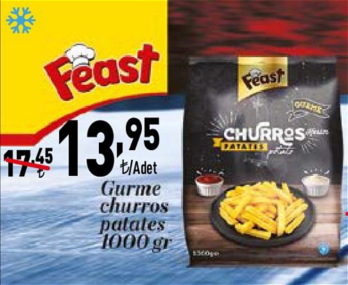 Feast Gurme Churros Patates 1000 gr image