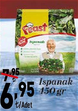 Feast Ispanak 450 gr image