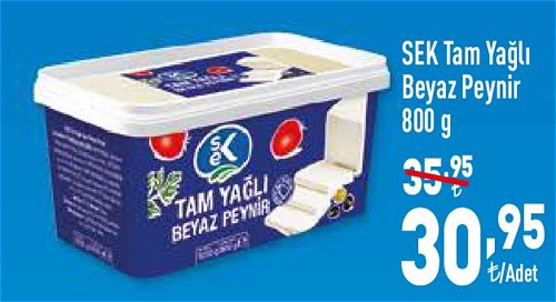 Sek Tam Yağlı Beyaz Peynir 800 g image